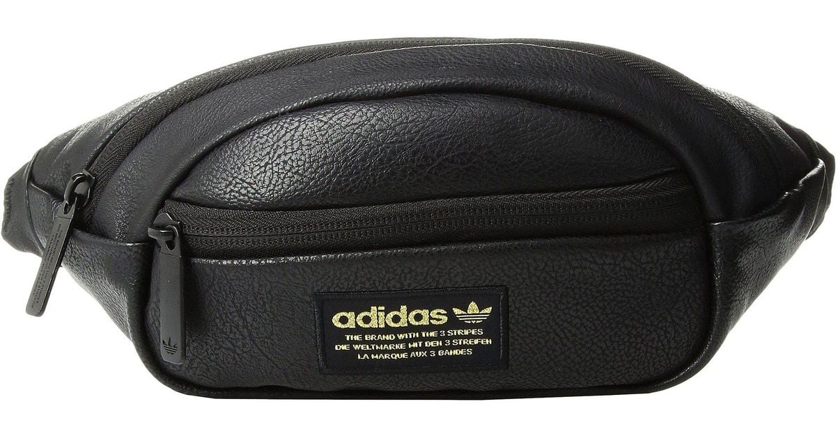 adidas leather waist pack