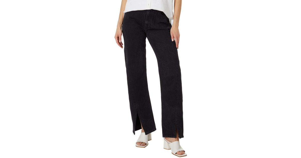 Abercrombie & Fitch Curve Love High-rise 90s Relaxed Jeans in Black | Lyst