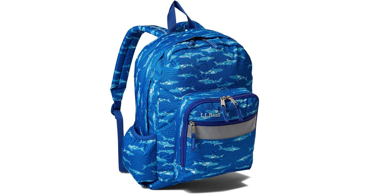 L.L. Bean Kids Original Backpack Print in Blue Lyst
