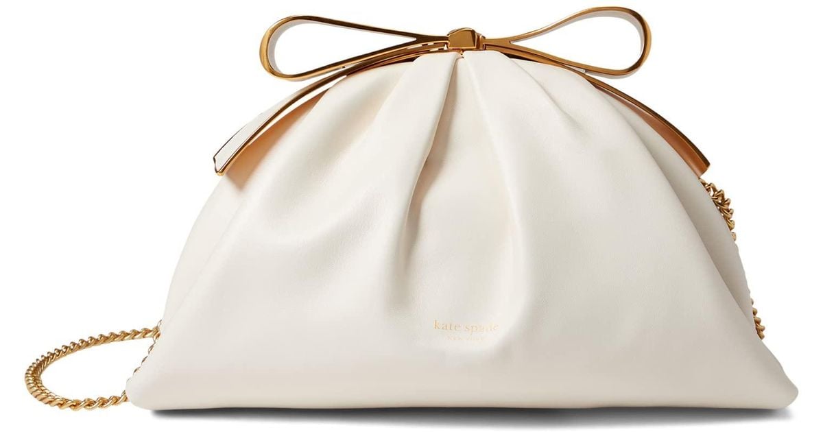 Kate spade white store clutch