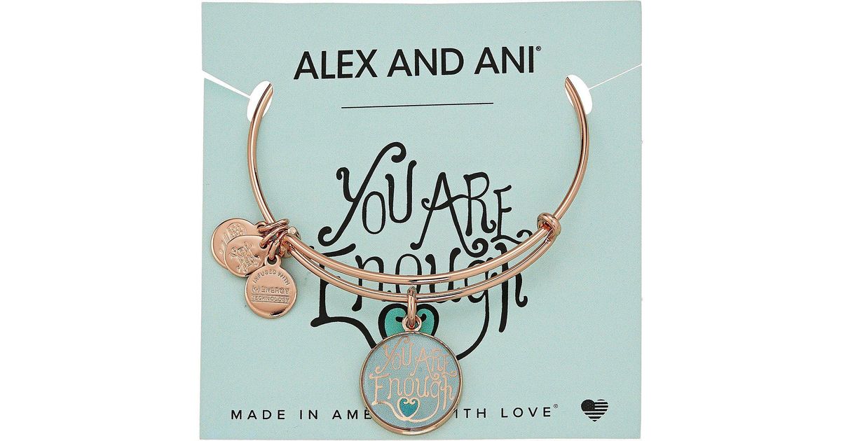 you are enough bracelet alex and ani