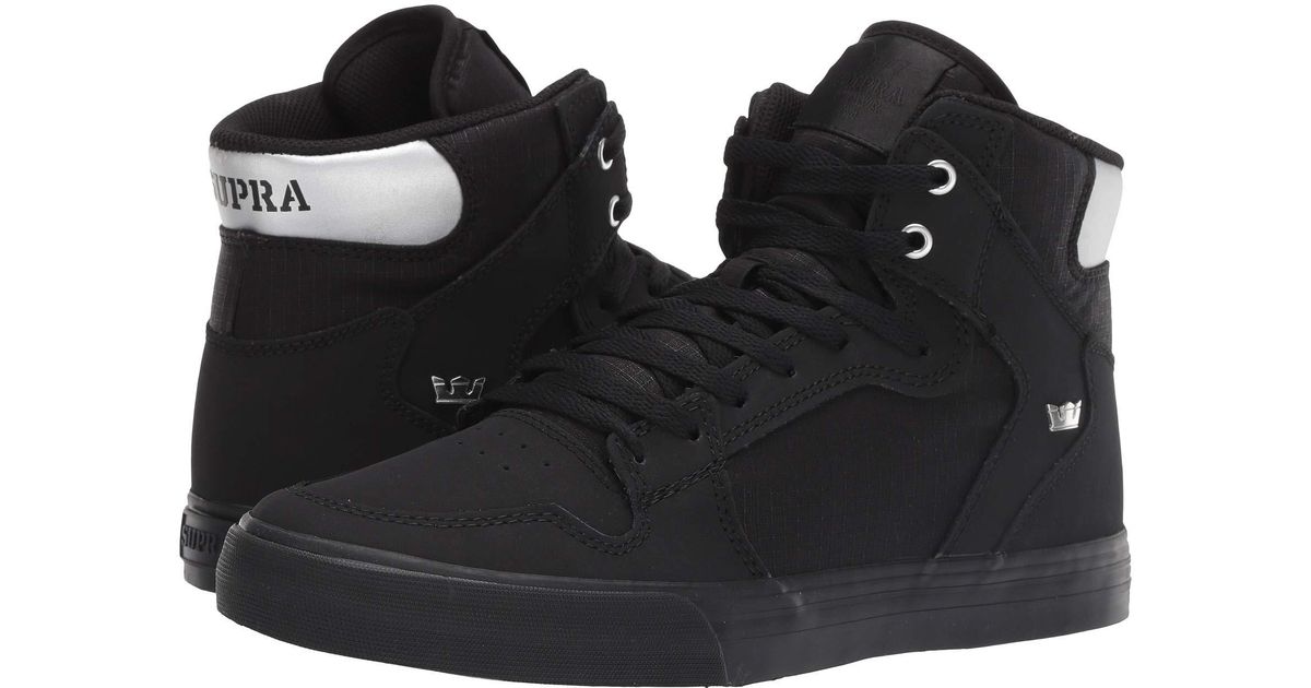 Supra Vaider (black/chrome/black) Skate Shoes for Men | Lyst