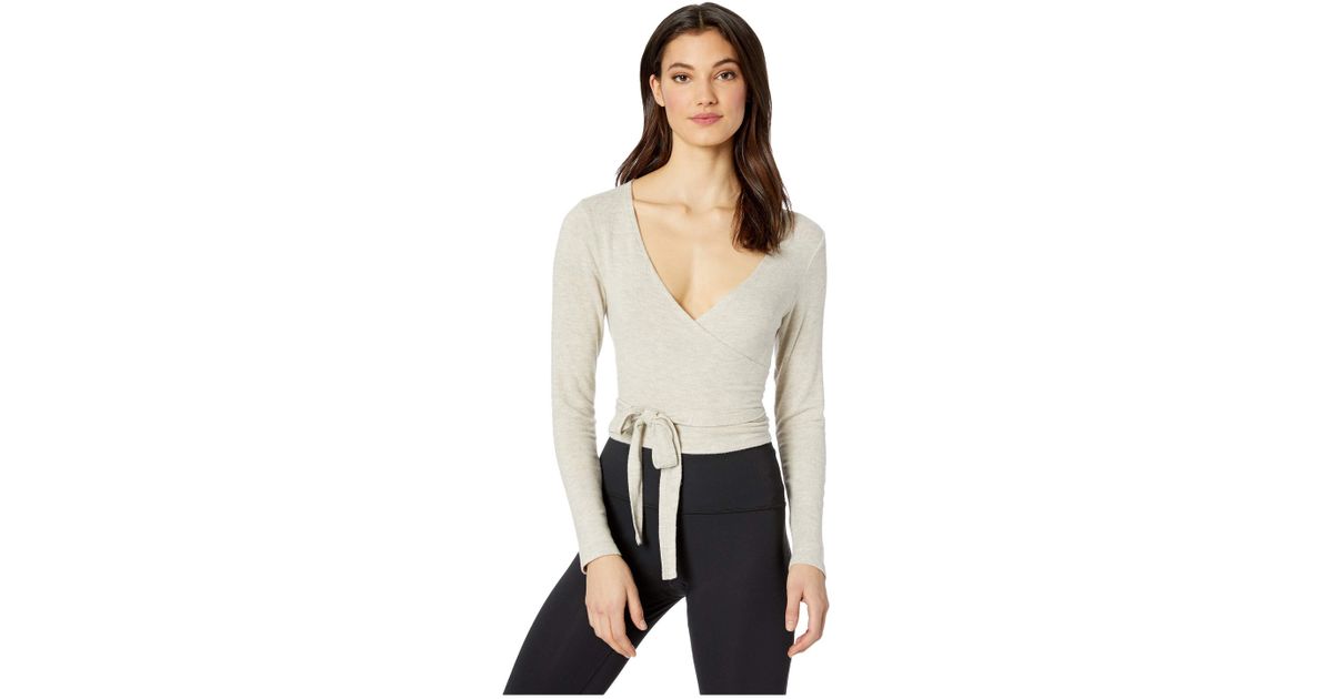 beyond yoga all around wrapped crop top