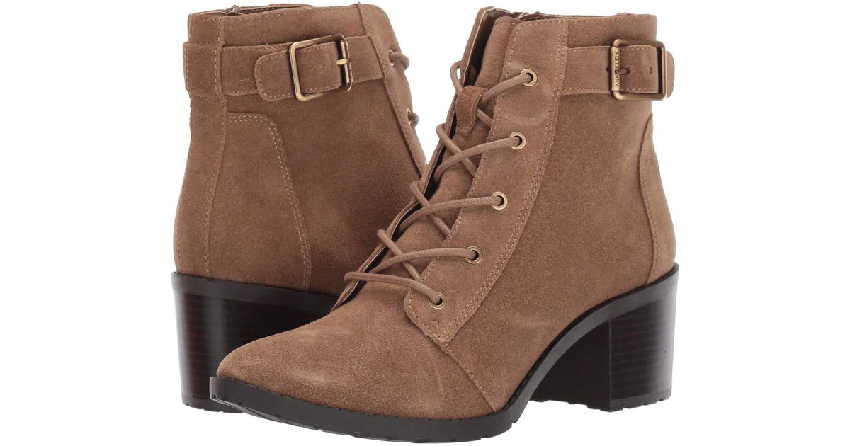 anne klein suede booties