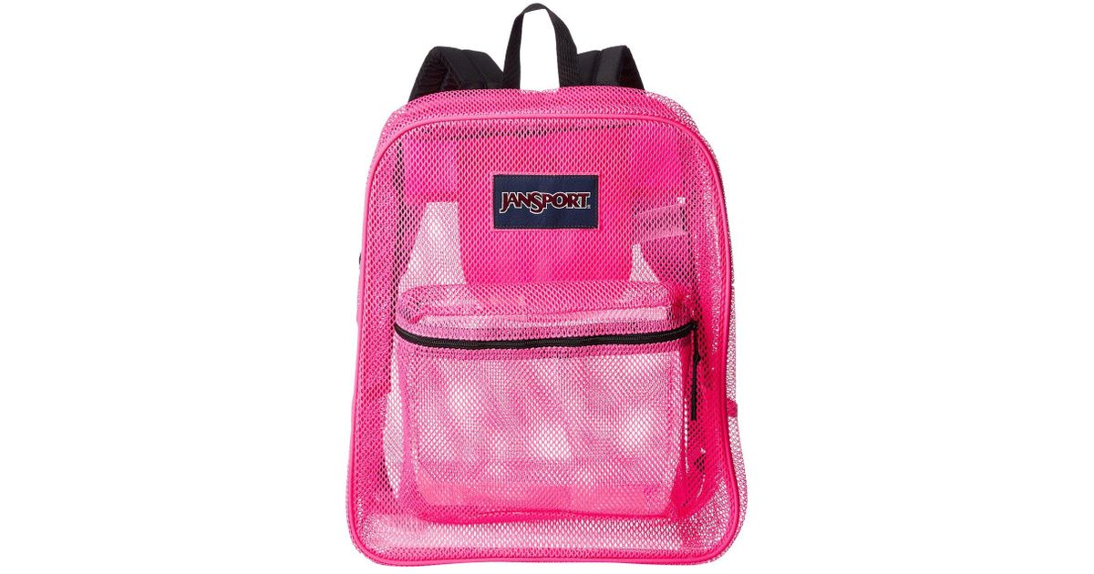 Jansport mesh best sale backpack