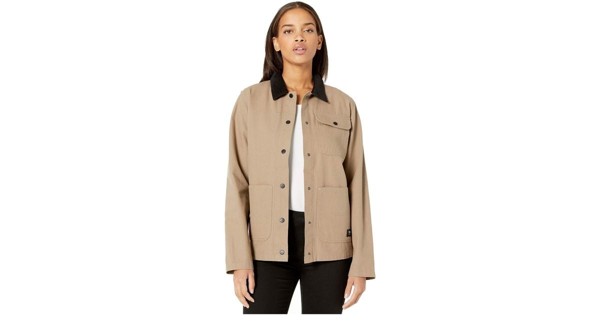 Vans Cotton Drill Chore Jacket in Olive (Green) - Lyst