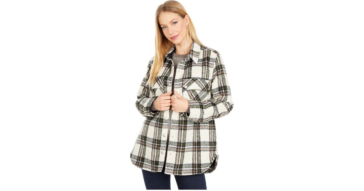Blank NYC Oversized Flannel Shirt 