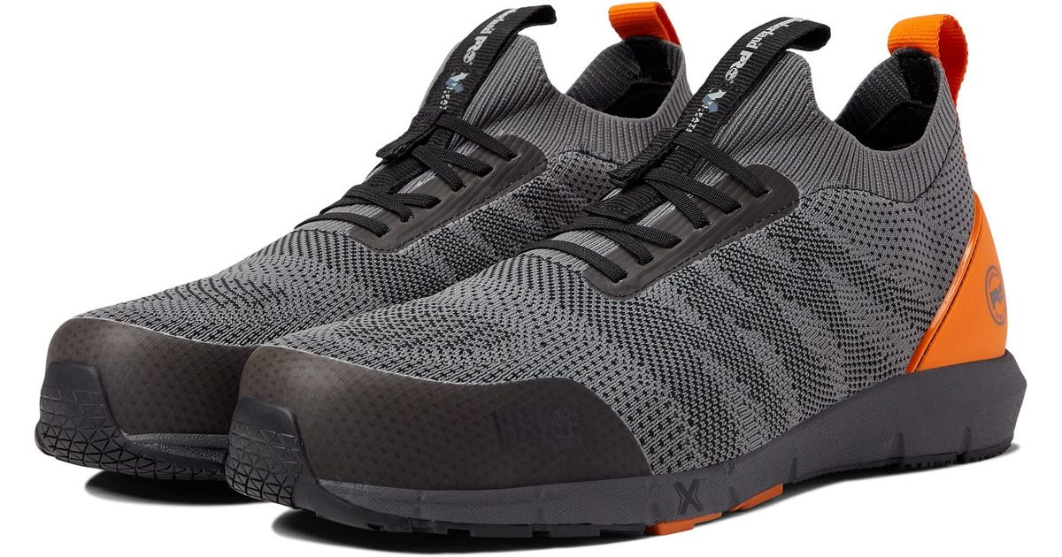 Timberland Lace Radius Knit Composite Safety Toe in Gray for Men Lyst