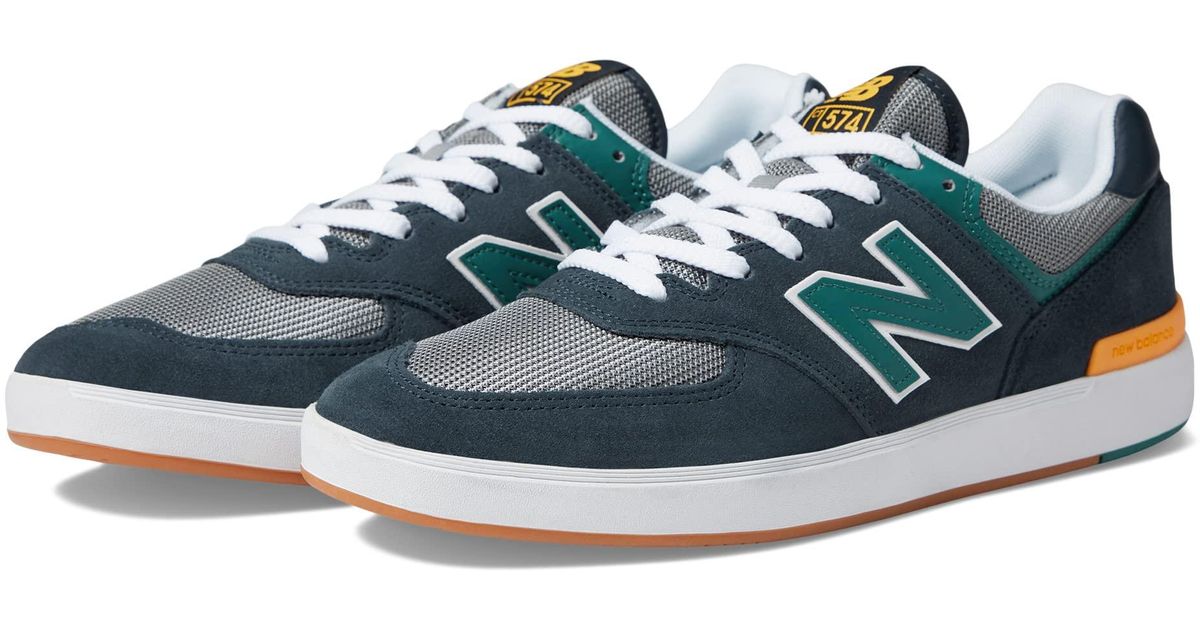 New Balance Numeric 574 Court in Blue Lyst New Balance Numeric 574 Court in Blue Lyst