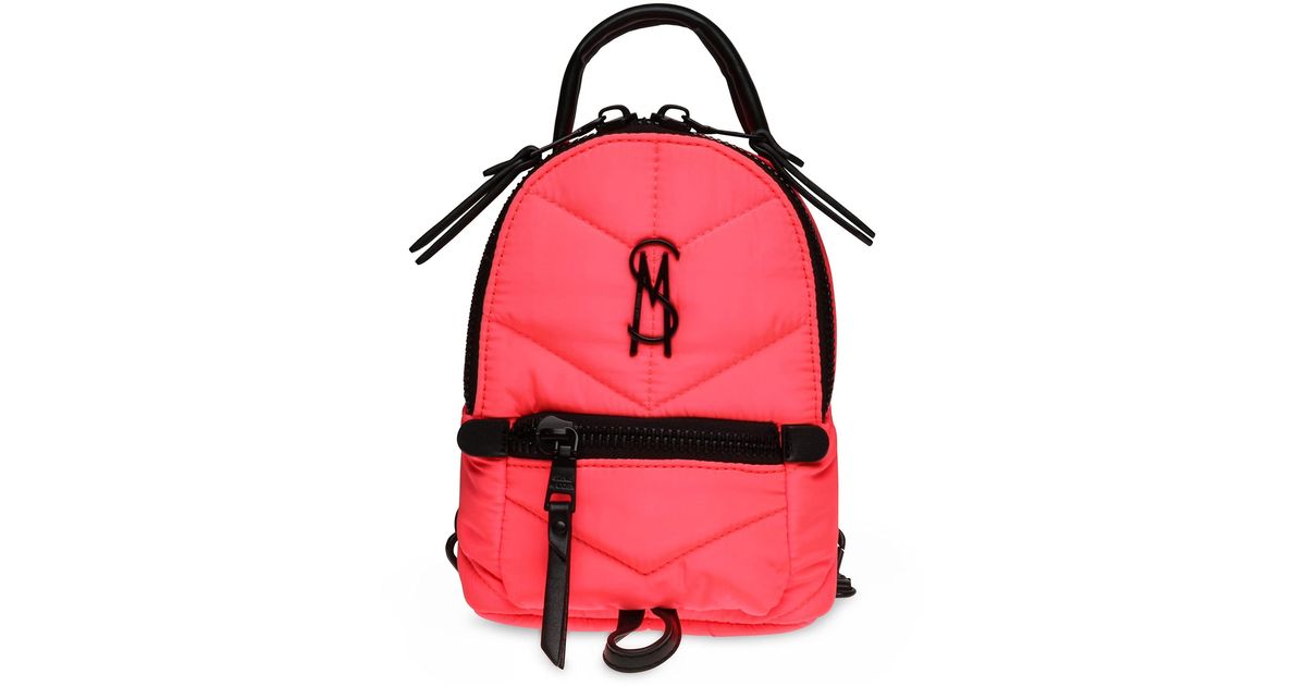 Steve Madden Jaydon Nylon Mini Backpack in Red Lyst