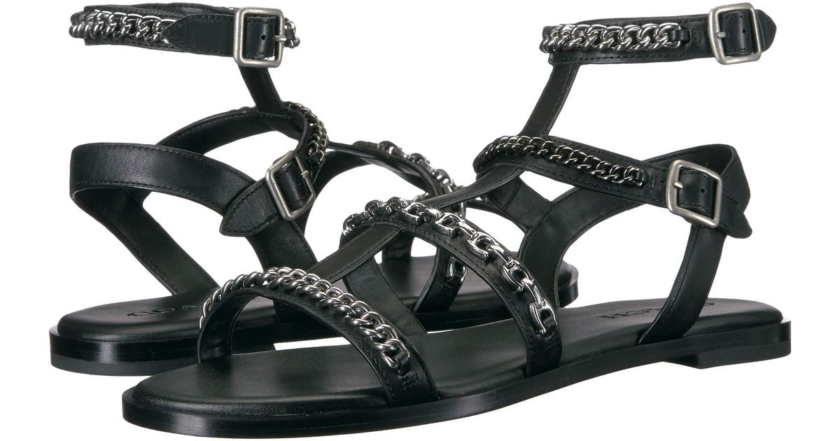 coach gladiator flat sandals