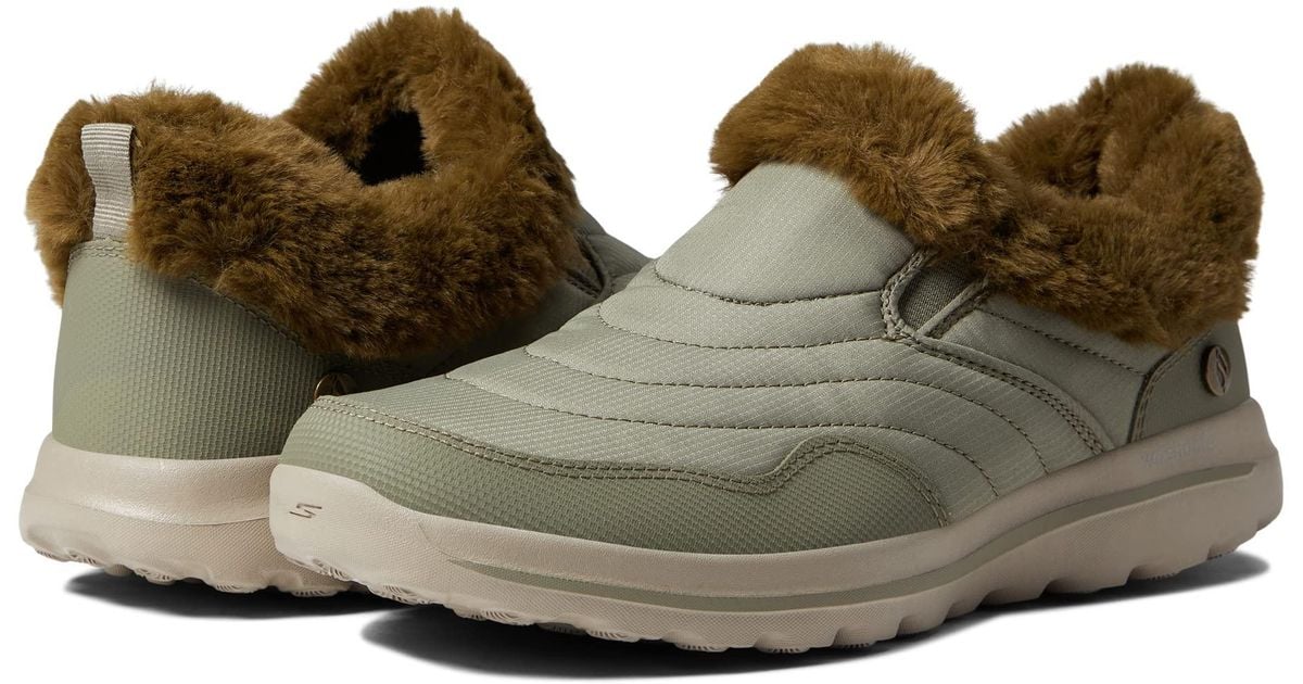 Skechers Synthetic Go Walk Lounge - Restore in Olive (Green) | Lyst