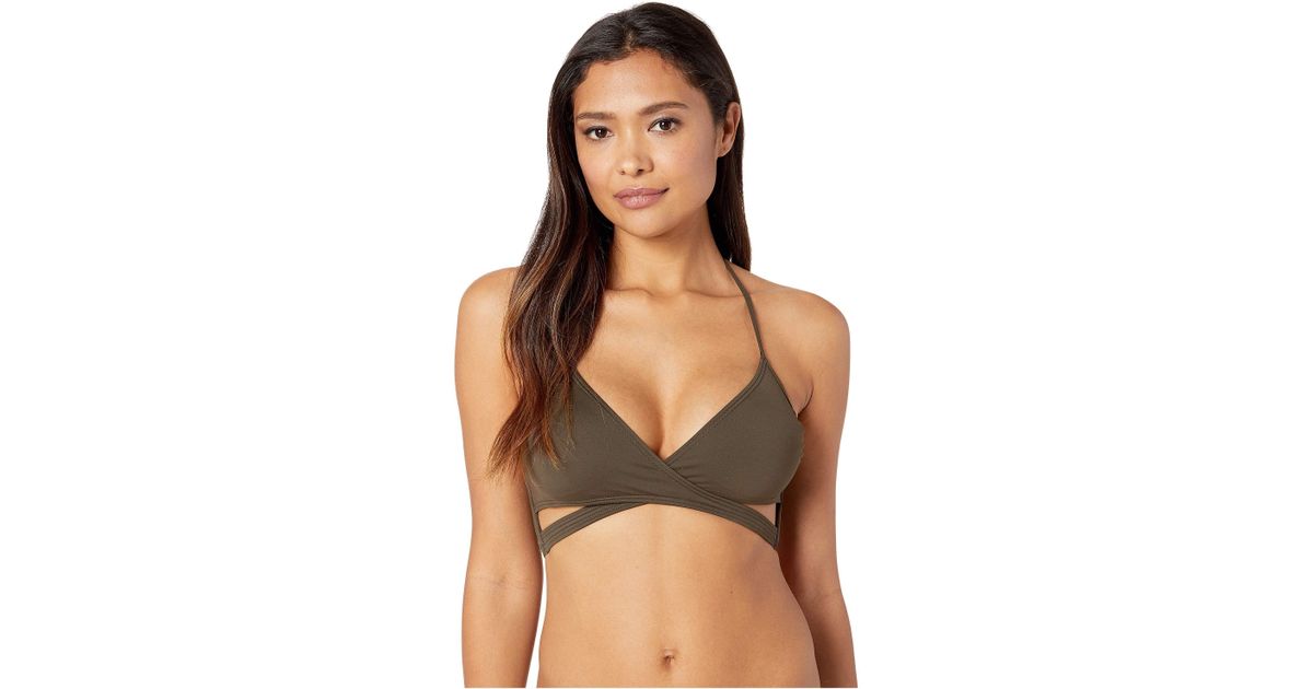 vince camuto wrap bikini top