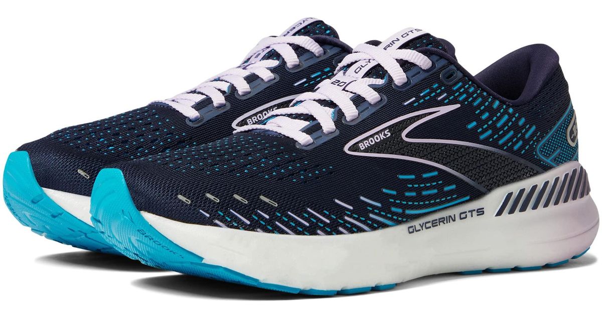 Brooks Synthetic Glycerin Gts 20 in Navy (Blue) Lyst