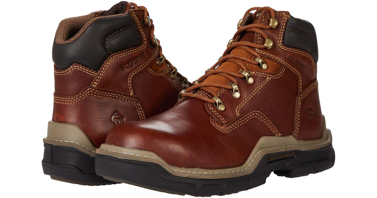 Wolverine Leather Raider Durashock in Brown for Men | Lyst
