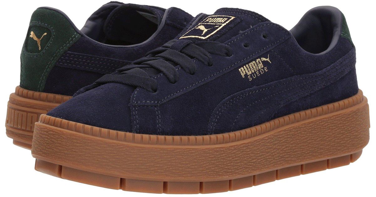 puma suede platform trace bold