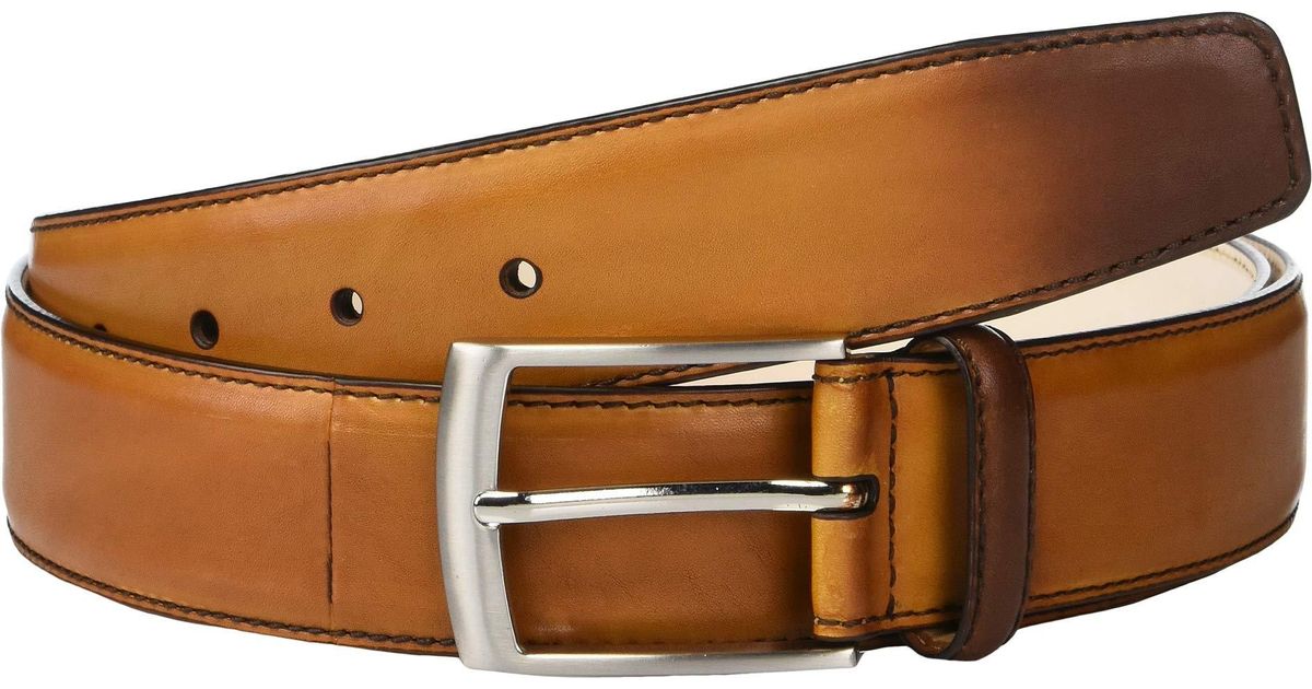 mens cognac belt