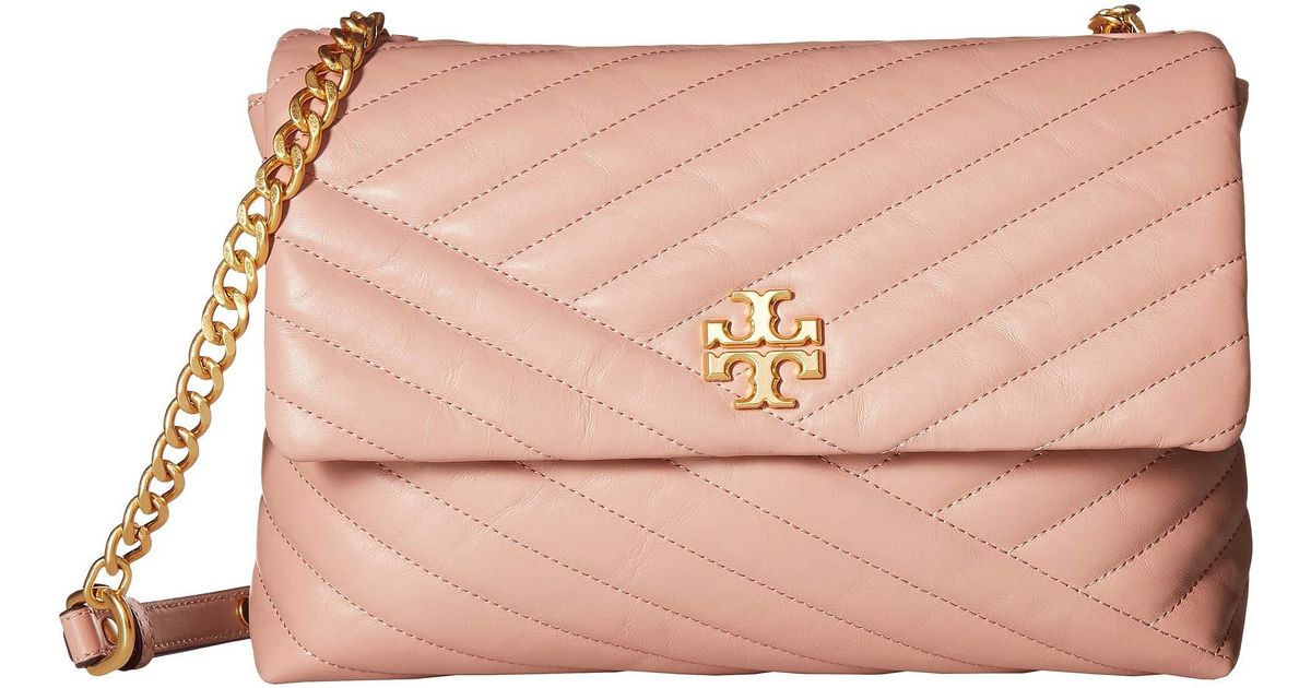 kira chevron convertible shoulder bag pink city