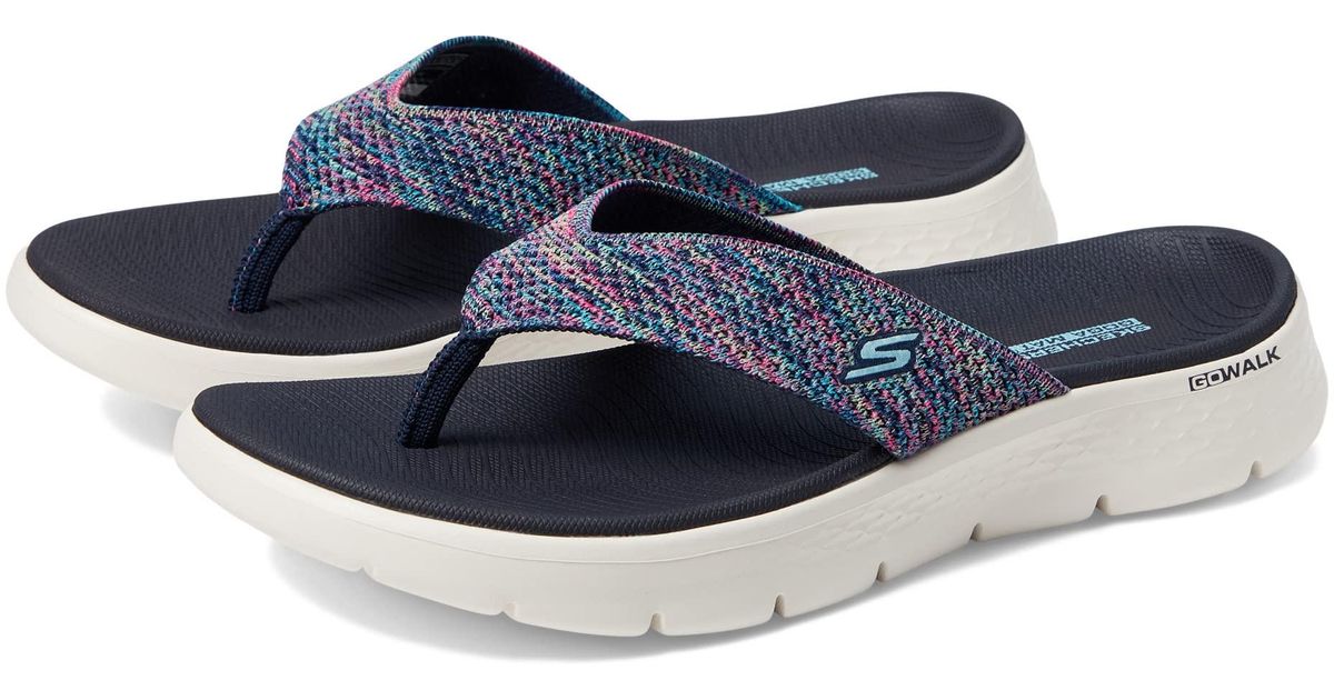 Skechers Go Walk Flex Sandal - Invoke in Blue | Lyst