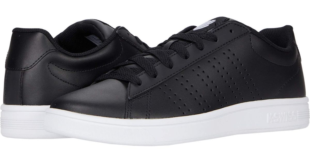 K swiss Court Casper in Black for Men Lyst K swiss Court Casper in Black for Men Lyst