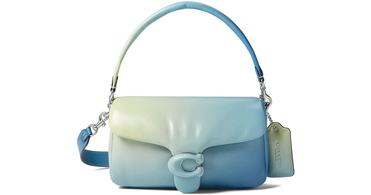 COACH Ombre Pillow Tabby Shoulder Bag 26 in Blue