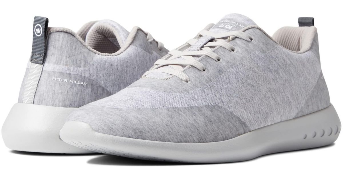 Peter Millar Men's Gray Hyperlight Glide Jerseysoft Sneaker