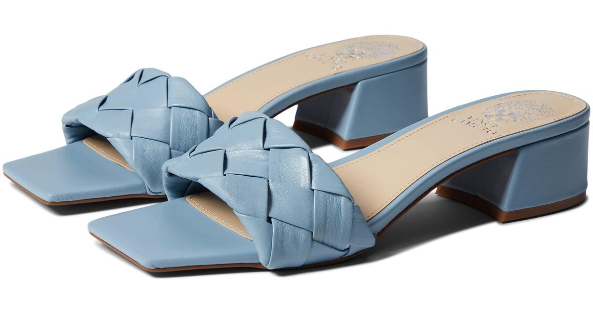 Vince camuto Open Toe Platform Wedge Espadrille Sandals - Tagger in Natural | Lyst