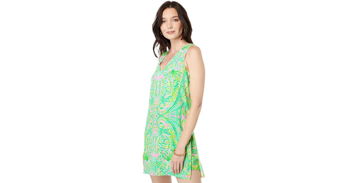 Lilly Pulitzer Synthetic Ronnie Romper in Green | Lyst