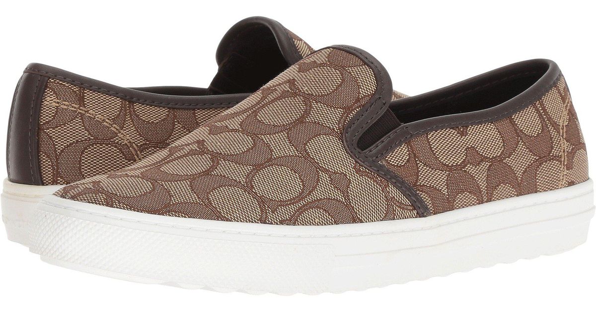 coach slip on shoes womens