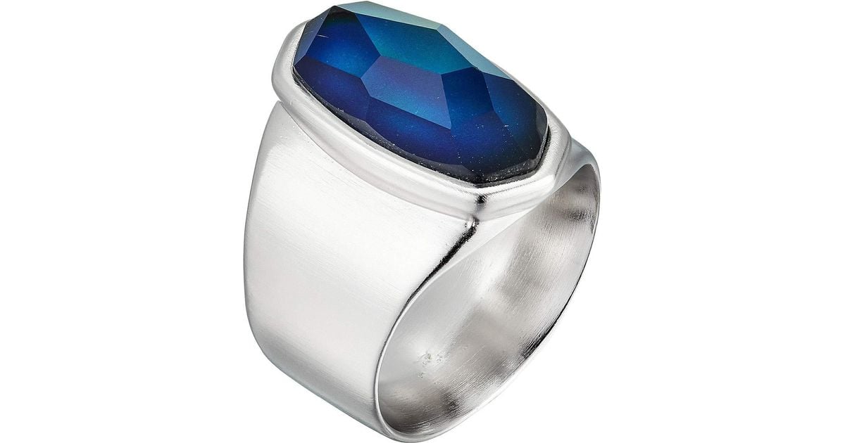 Kendra scott leah mood ring in silver metallic lyst