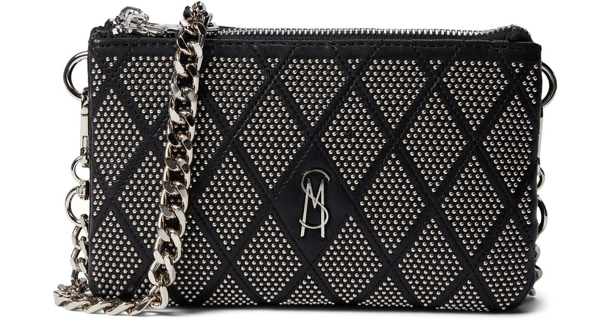 Steve Madden Doles Double Gusset Crossbody in Black Lyst