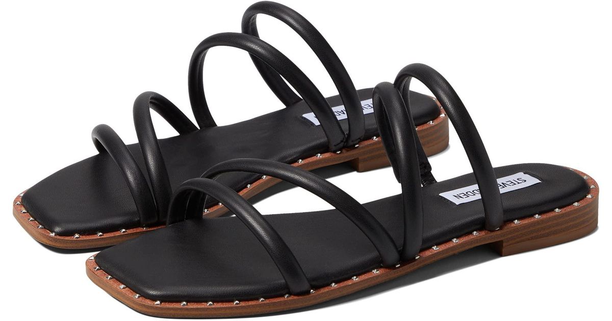 Steve Madden Starie-s Sandal in Black | Lyst