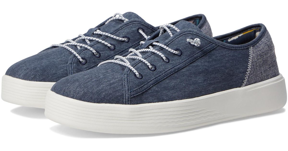 hey dude peyton linen grey black