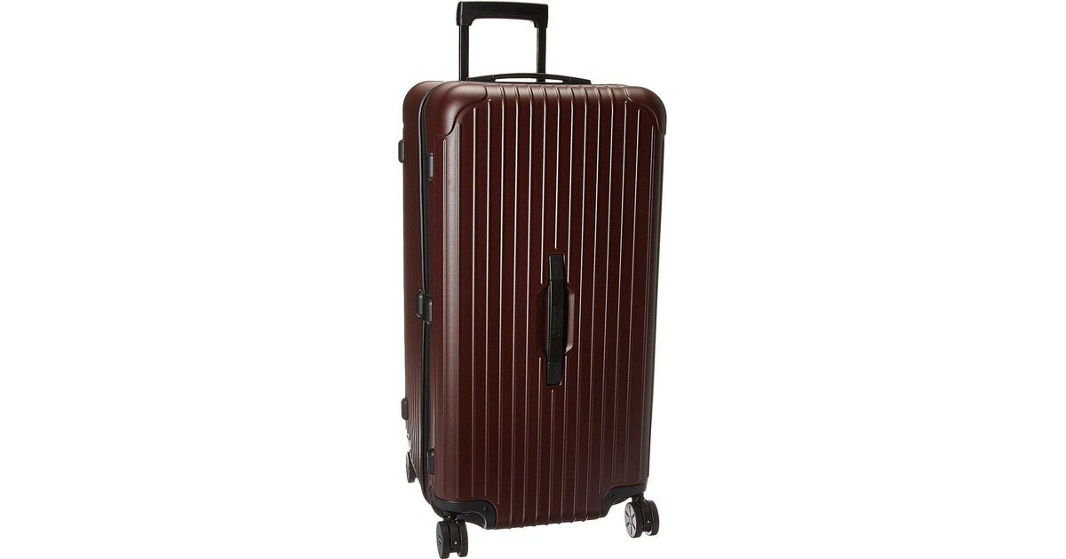 rimowa red luggage