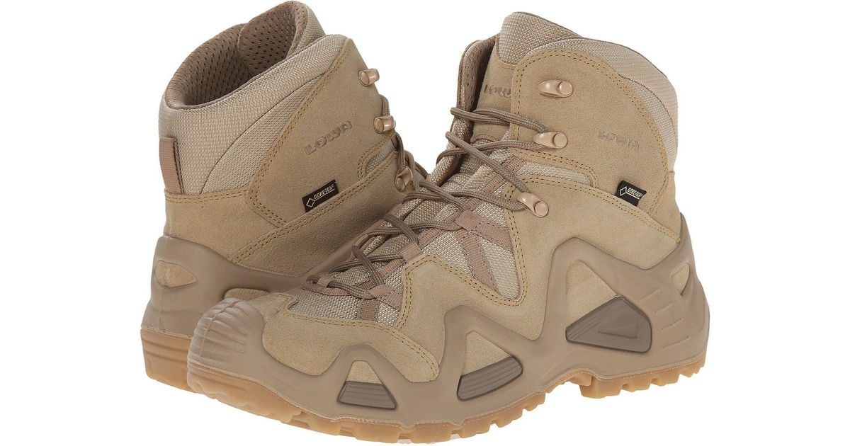 Lowa Leather Zephyr Gtx Mid Tf in Beige (Natural) for Men - Save 26% - Lyst