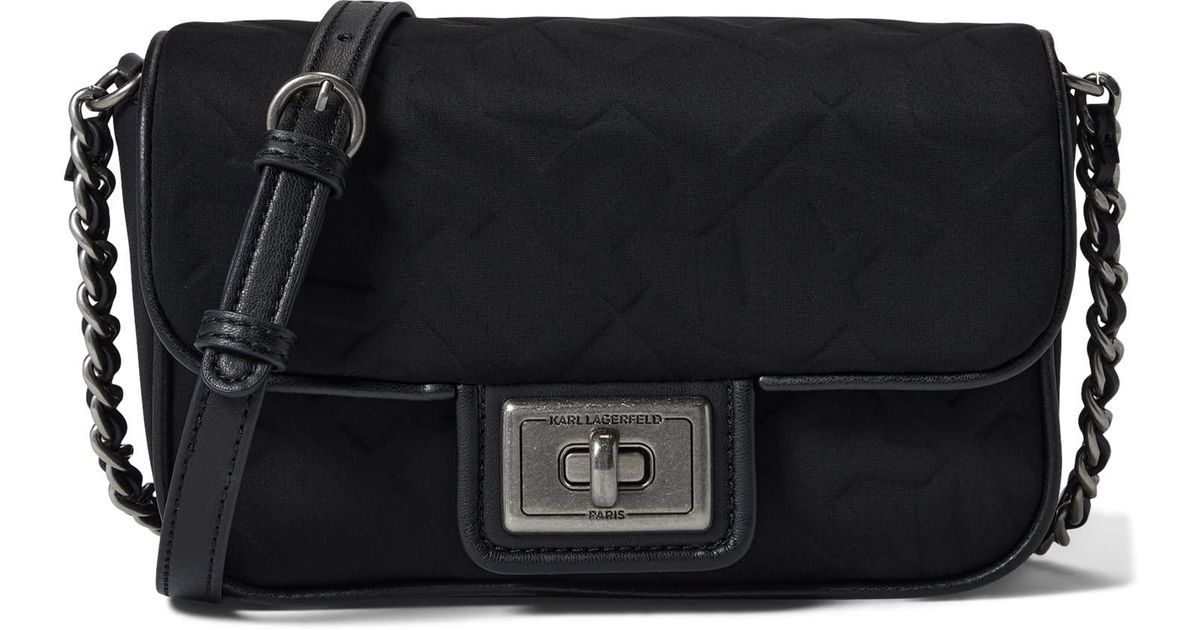 Karl Lagerfeld Agyness Crossbody in Black Lyst