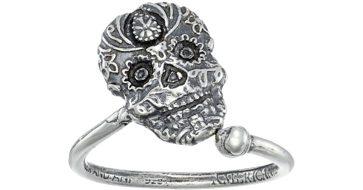 Alex and ani skull ring deals