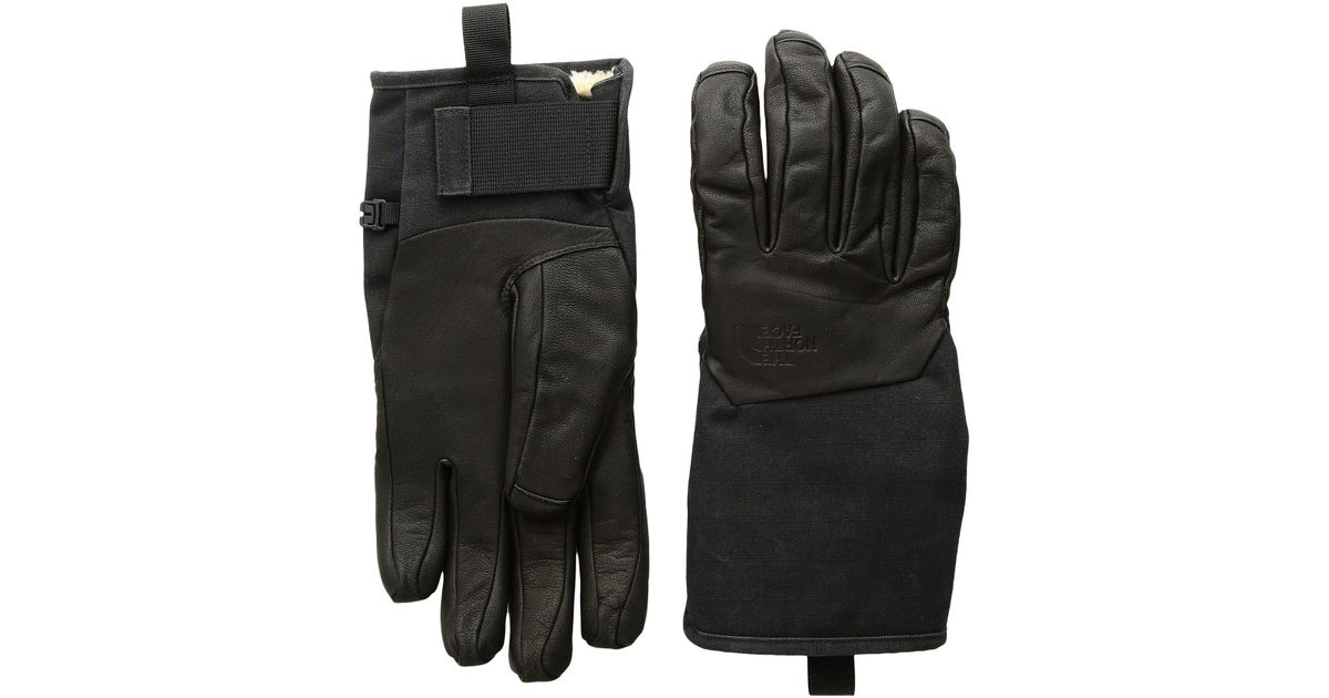 the north face leather ii solo glove