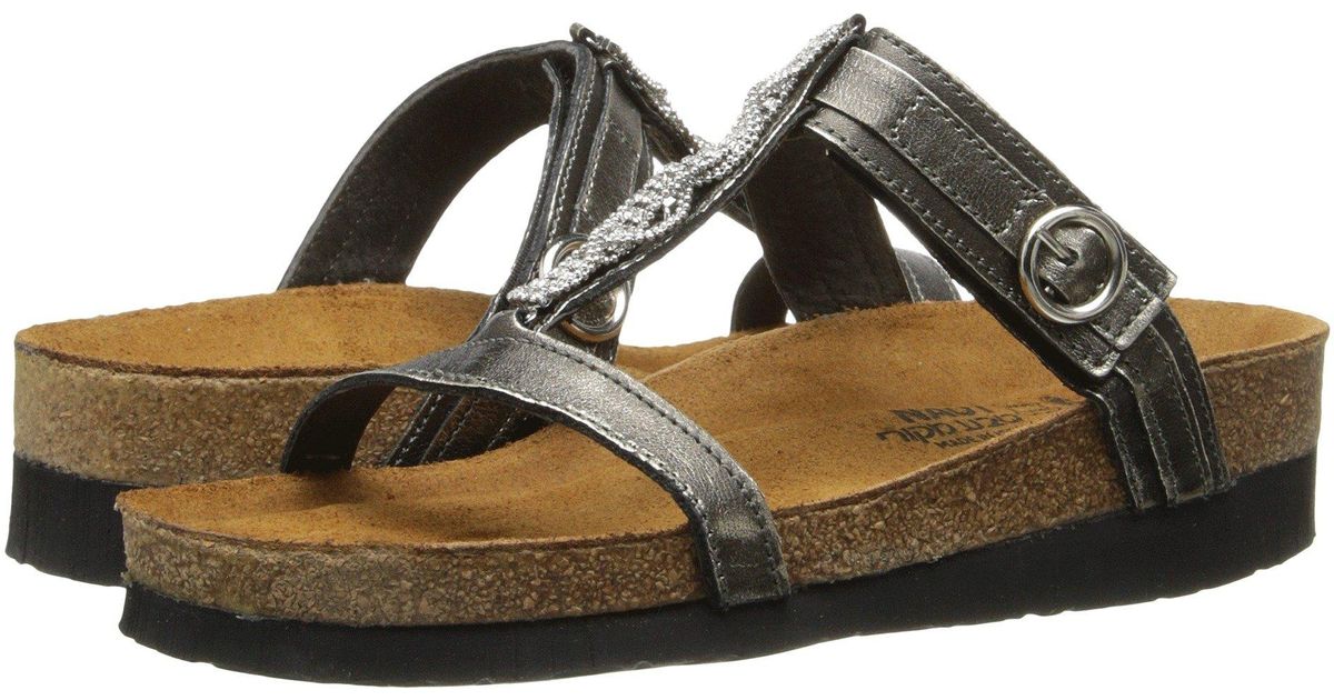 Naot Leather Malibu in Gray - Lyst