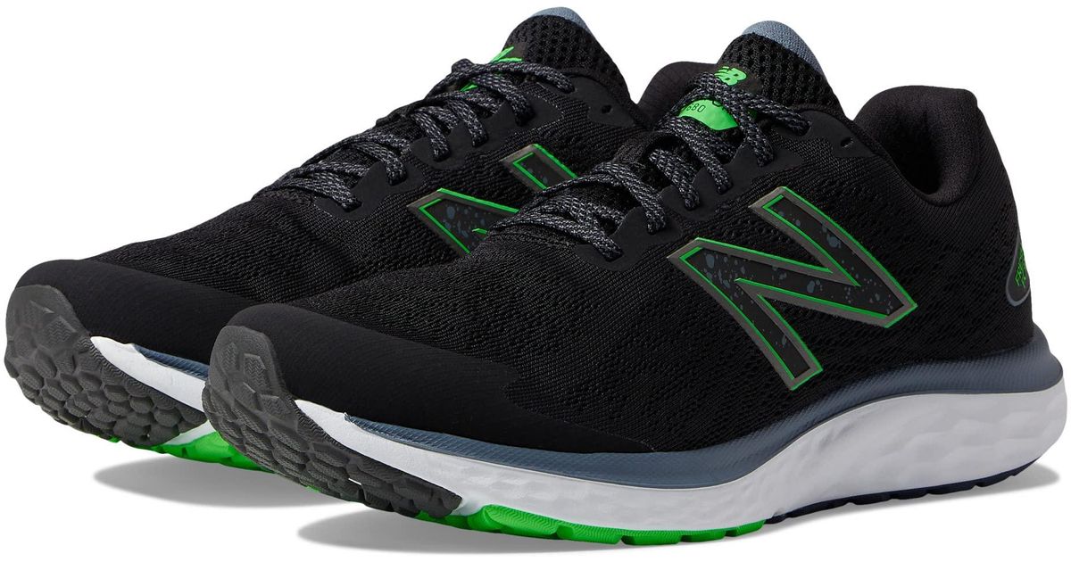 New Balance Rubber Fresh Foam 680v7 in Black for Men | Lyst
