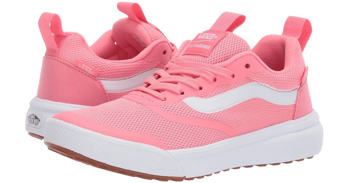 pink vans running shoes