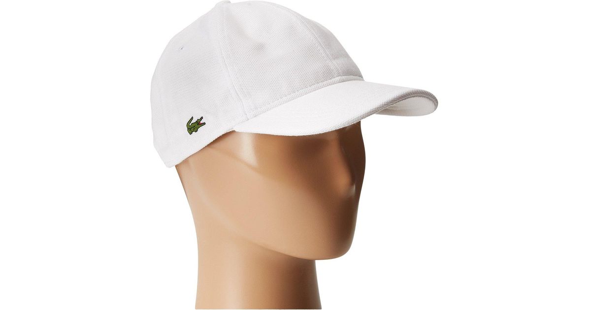 lacoste cotton pique cap