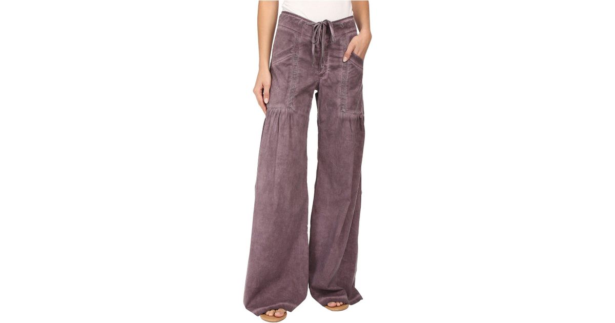 Willow Wide Leg Stretch Poplin Pants 