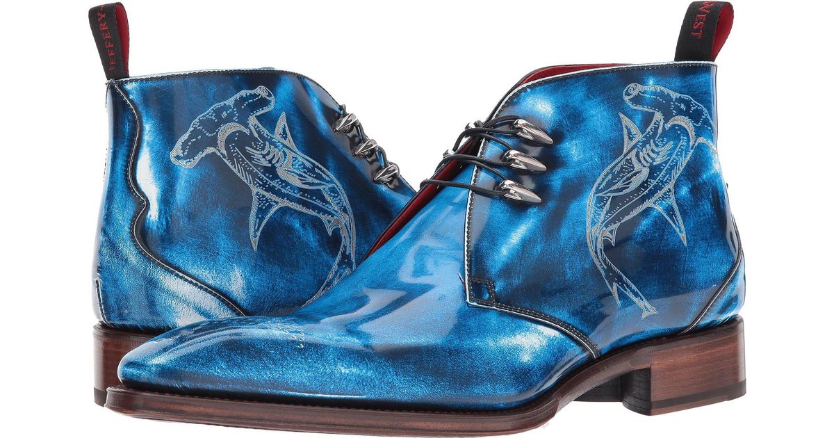 jeffery west blue shoes