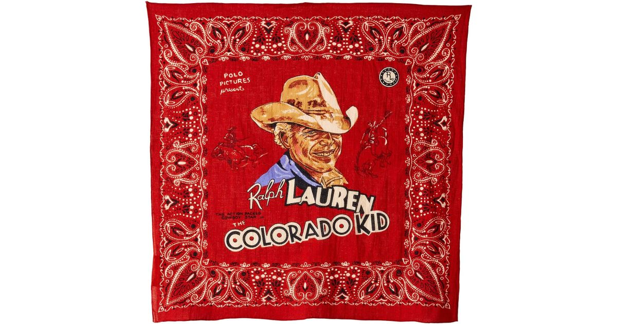 Polo Ralph Lauren Conversational Bandana in Red for Men | Lyst