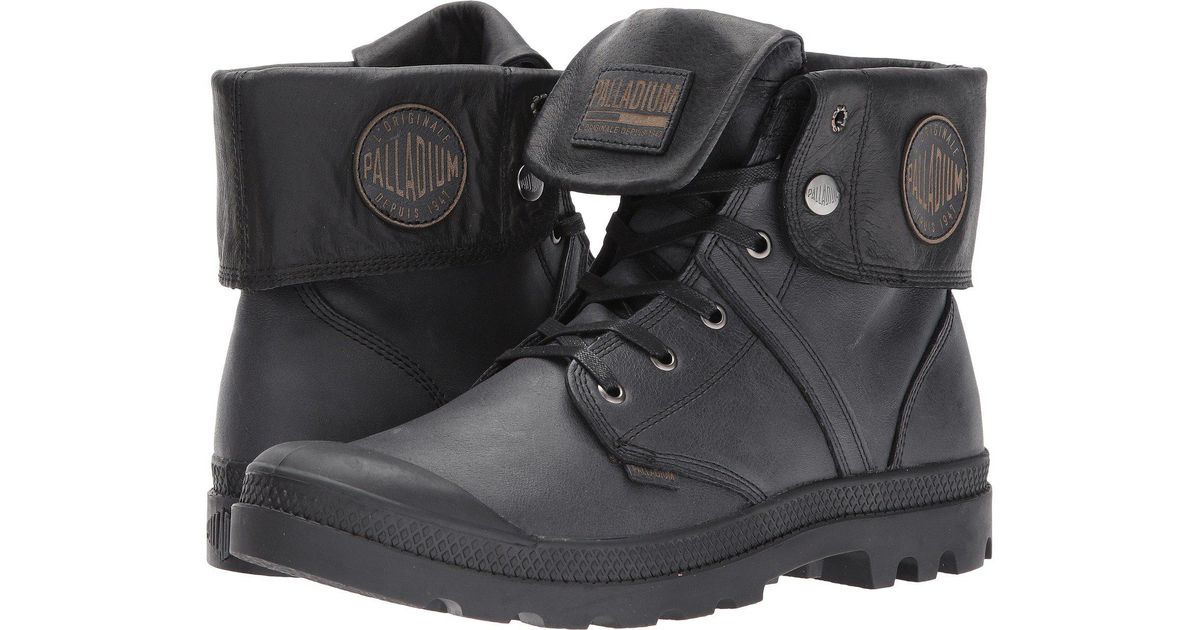 Palladium Leather Pallabrouse Baggy L2 in Black for Men - Lyst