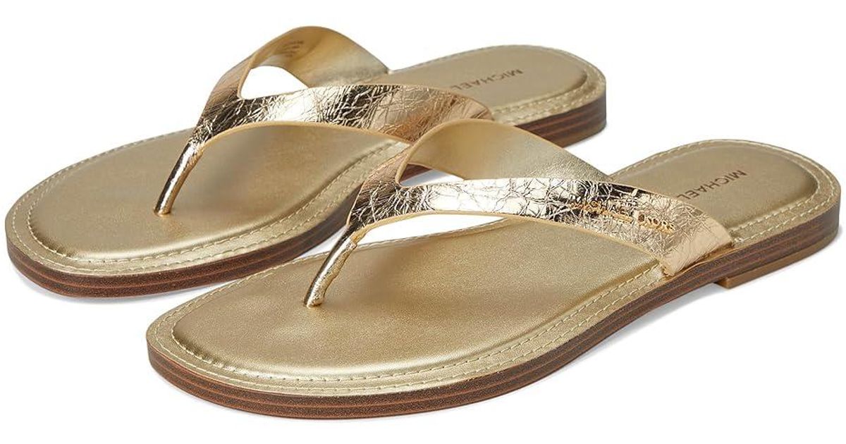 michael kors benny flip flop wedge