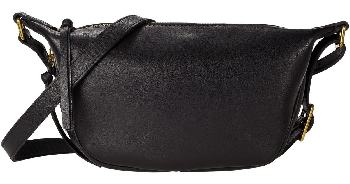 Madewell Leather The Mini Sling Bag in Black Lyst