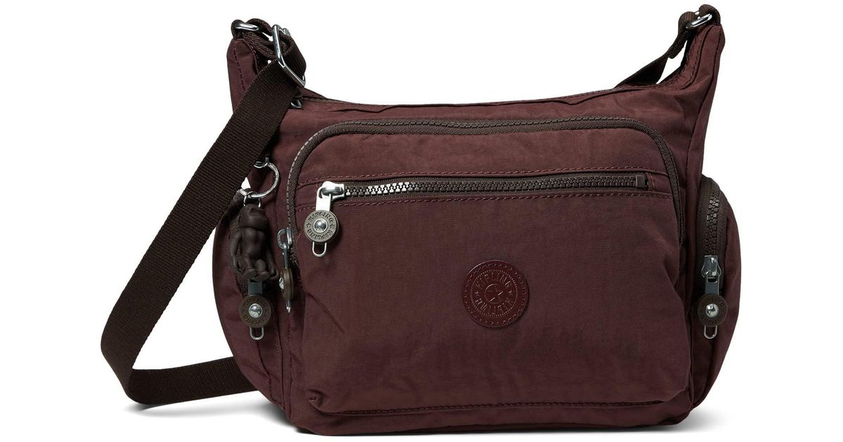 Kipling Gabbie Small Crossbody Bag in Brown | Lyst