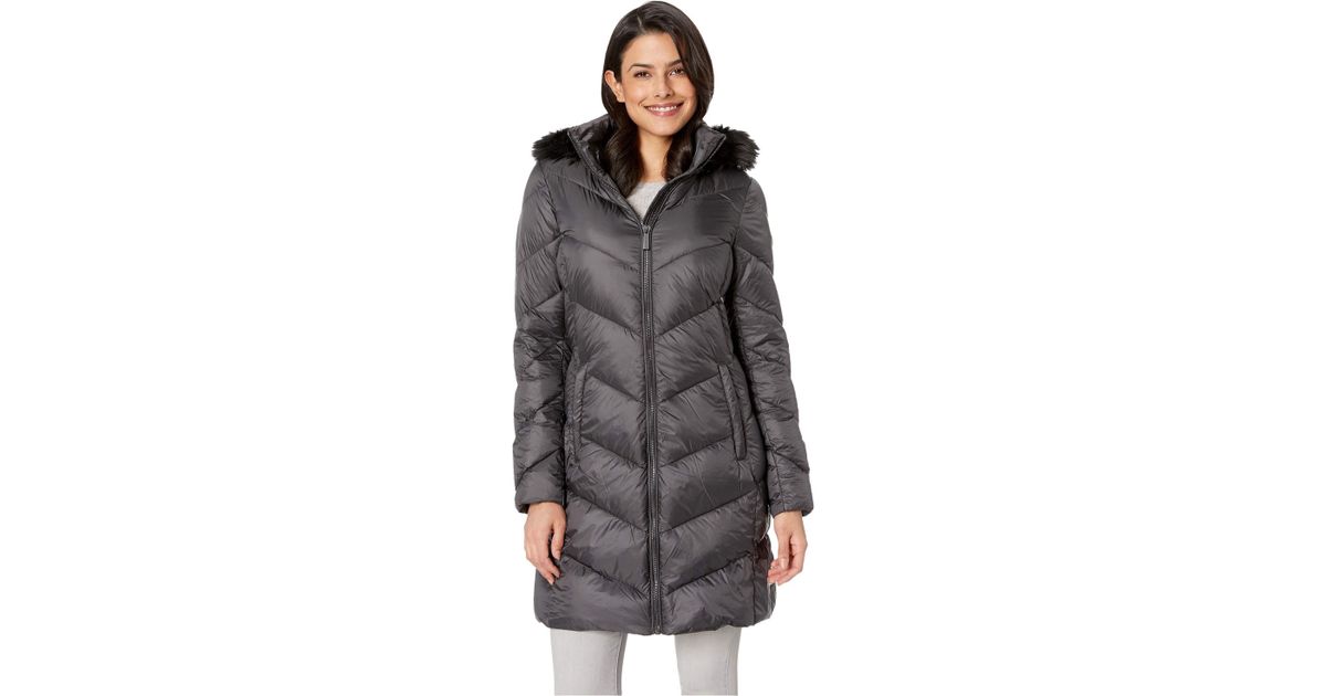 michael kors navy down coat